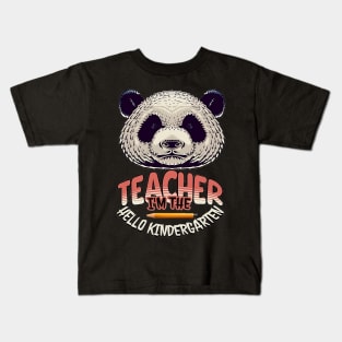 I'm The Teacher Hello Kindergarten, Back to School, Happy Teacher Day Gift, Teacher Appreciation, Teach,Teacher Gift, Back To School Gift Kids T-Shirt